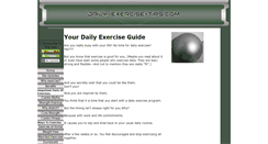 Desktop Screenshot of daily-exercise-tips.com